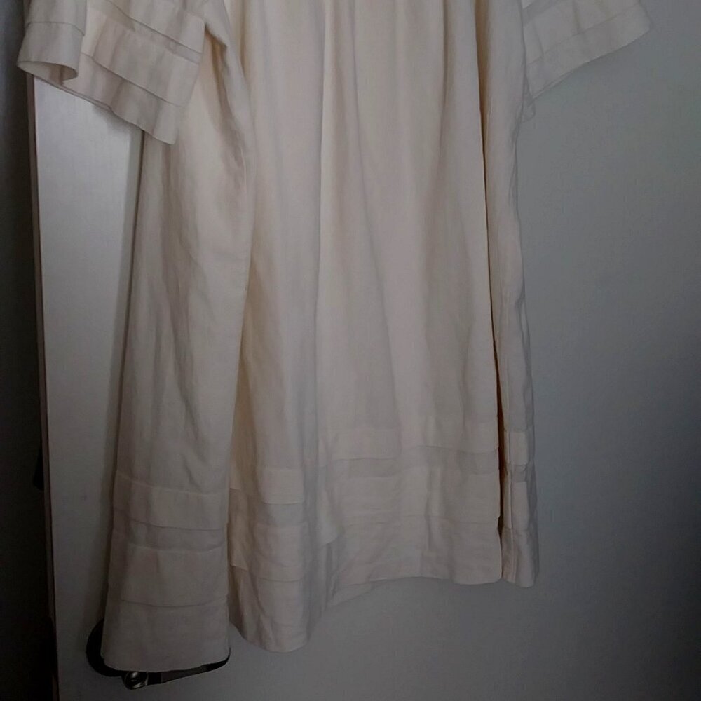 โจ & Other Stories Paris Atelier Mini Dress โจ Size 10 | Muslin Natural Crochet - Picture 5 of 11